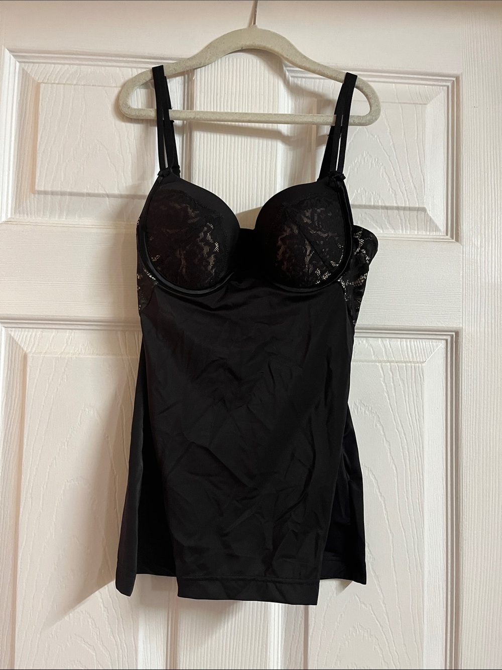 Maidenform Black Lace Bustier Camisole - Women's Intimates 32b